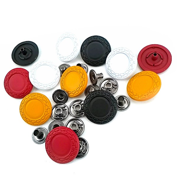 22 mm - 36 L  Enamel Snap Metal Button For Jacket and Coat Button E 421