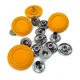 22 mm - 36 L  Enamel Snap Metal Button For Jacket and Coat Button E 421