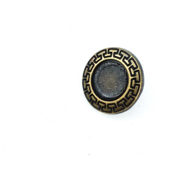 Mineli metal çıtçıt düğme 17 mm - 28 boy E 439