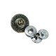 17 mm 28 L Snap Fasteners Button Logo and Motif Patterned E 454