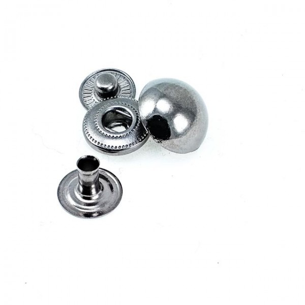 17 mm - 27 L Zamak Ball Snap Fasteners Button E 471