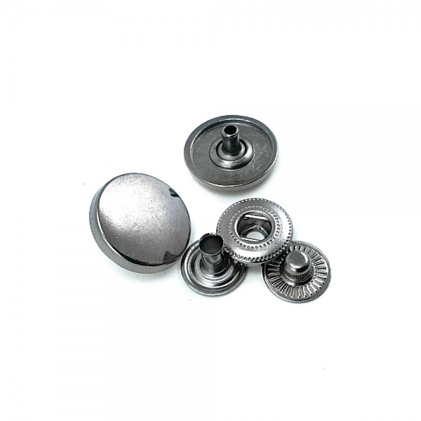 16 mm - 26 L Flat Snap Fasteners Slightly Convex Snap Button E 472