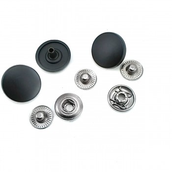 Metal snap button 16 mm - 26 size E 472