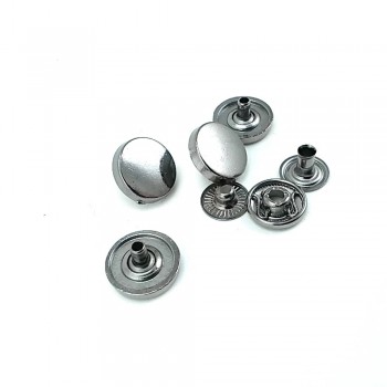 14 mm - 24 L Flat Coin Type Snap fasteners Button E 473