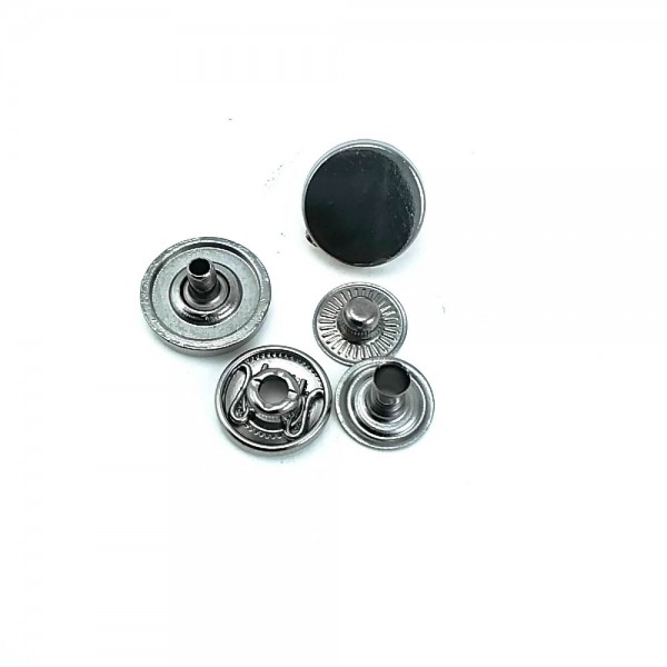 14 mm - 24 L Flat Coin Type Snap fasteners Button E 473