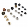 15 mm 27 L X Patterned Metal Snap Fasteners Button E 521