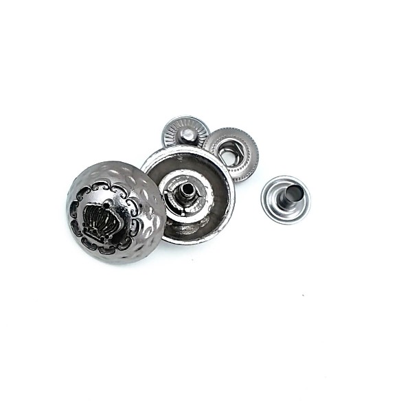 Metal çıt çıt düğme 20 mm - 32 boy E 609