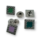 14 x 14 mm Snap Fasteners Enameled Jacket Snap Button E 618