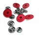 18 mm - 29 L Enamel Snap Button Metal Retro Design E 637