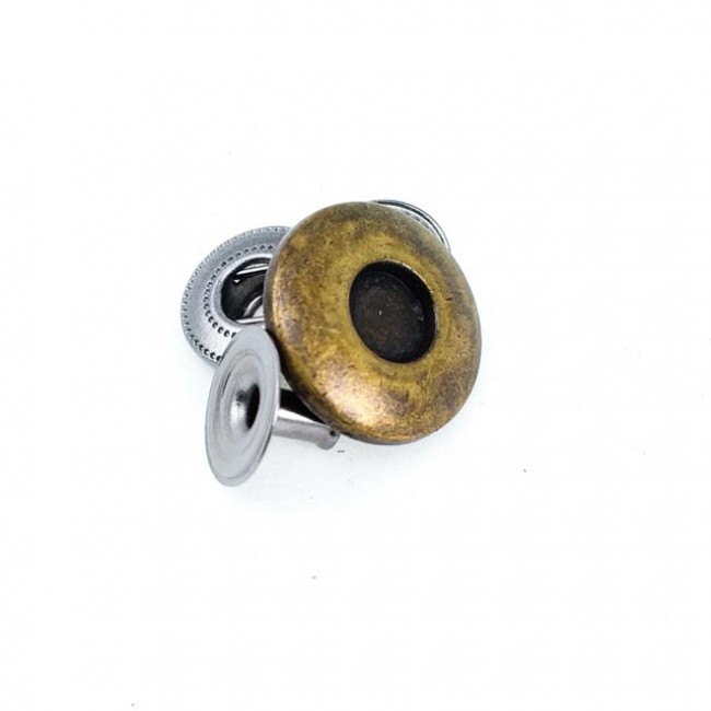 Metal Estetik çıtçıt düğme 16 mm - 25 boy E 667 Metal Estetik çıtçıt düğme 16 mm - 25 boy E 667