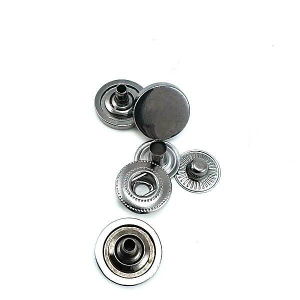 13 mm - 20 L Flat Coin Shape Snap Button E 693