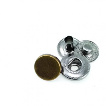 11 mm - 19 boy Küçük Boy Düz Para Tipi Çıtçıt Düğme E 727