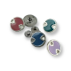 18 mm - 29 L Enamel and Aesthetic Metal Snap Button E 746