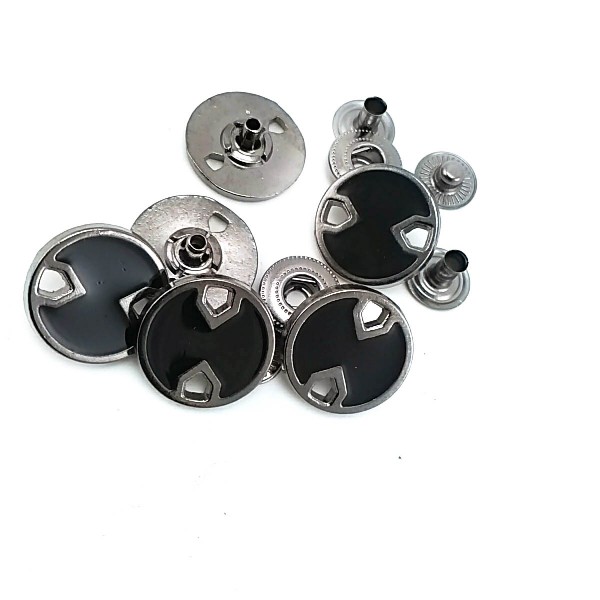 18 mm - 29 L Enamel and Aesthetic Metal Snap Button E 746