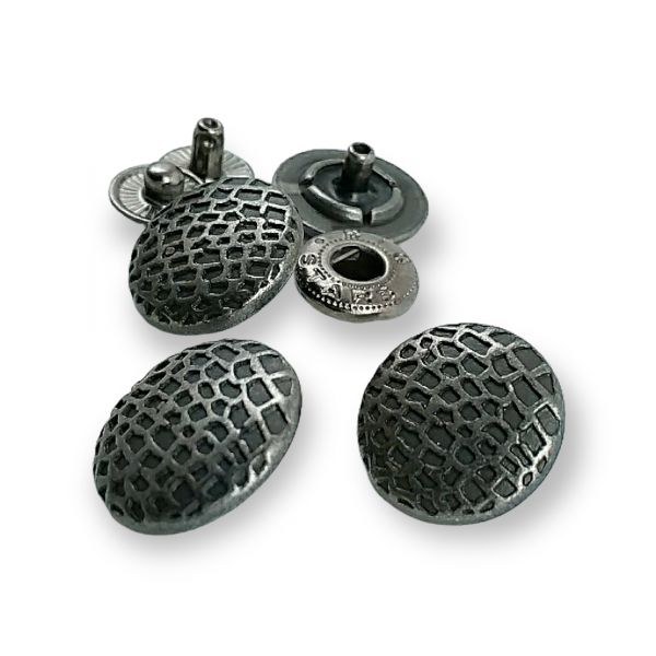 17 mm 28 L Snap Fasteners Button Honeycomb Pattern E 769