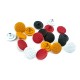 17 mm 28 L  Plain Painted Snap Fasteners Button Honeycomb Pattern E 769 MN