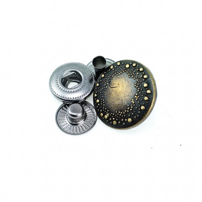 16 mm - 26 boy Metal çıtçıt düğme E 794 16 mm - 26 boy Metal çıtçıt düğme E 794