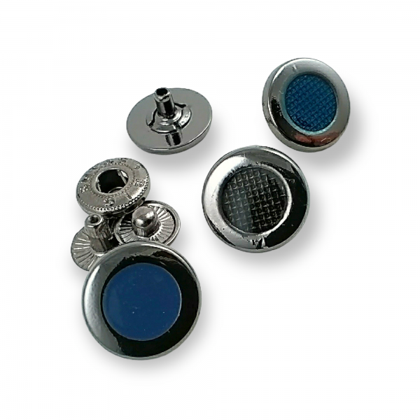 17 mm - 27 boy Çıtçıt düğme Şık tasarım E 901 Black Nikel