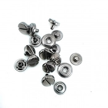 11 mm 20 L Screw Design Snap Fasteners Button E 904