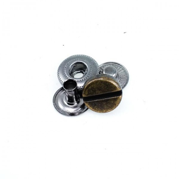 11 mm 20 boy Vida Tasarımlı Çıtçıt Düğme E 904