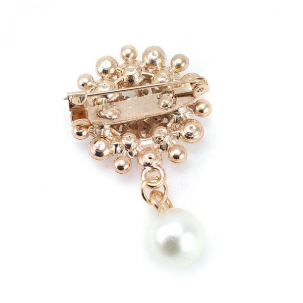 Stylish design with brooch accessory stone BR004