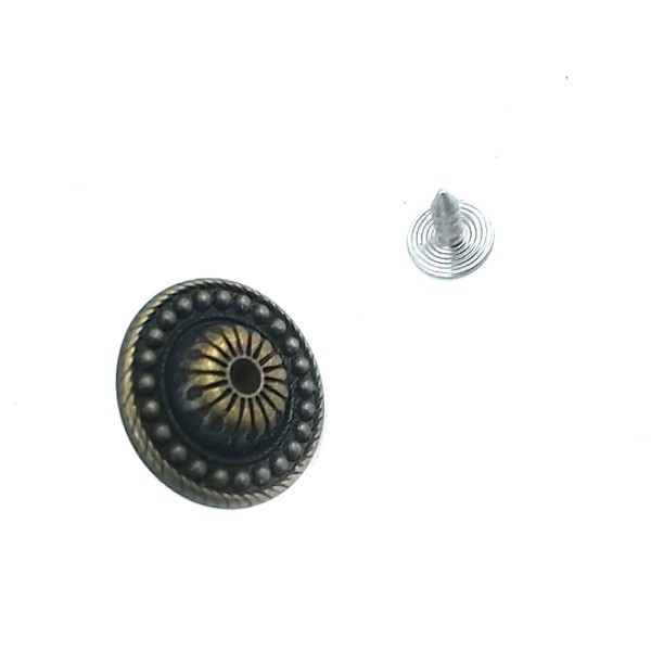 20 mm - 32 Boy Nokta Desenli Kot Düğme E 1004