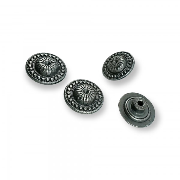 20 mm - 32 L  Dot Patterned Jeans Button E 1004