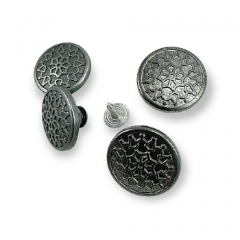 20 mm 32 L Patterned Jeans Button E 1011