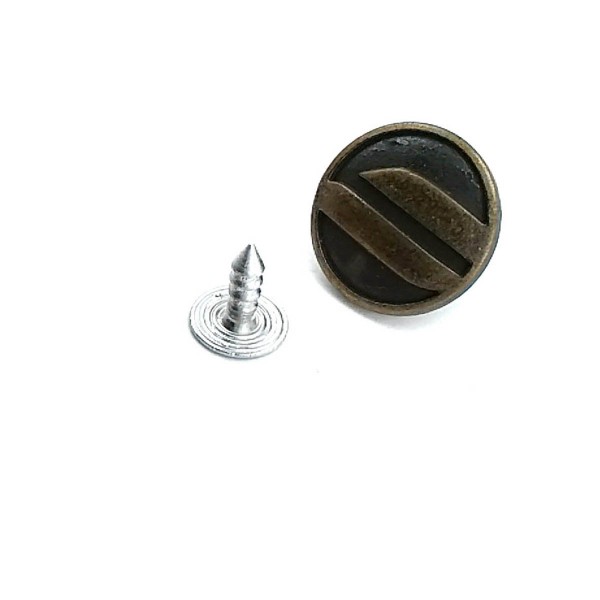 16 mm 26 Boy Estetik Desenli Kot Düğmesi E 1019