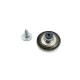 17 mm Straight Denim Button with Dots and Lines E 1045