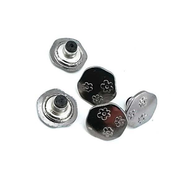 Çakma düğme 19 mm E 1061 Black Nikel