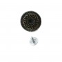 20 mm 32 L Patterned Jeans Button E 1068