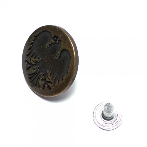 Alloy Button 19 mm E 1080