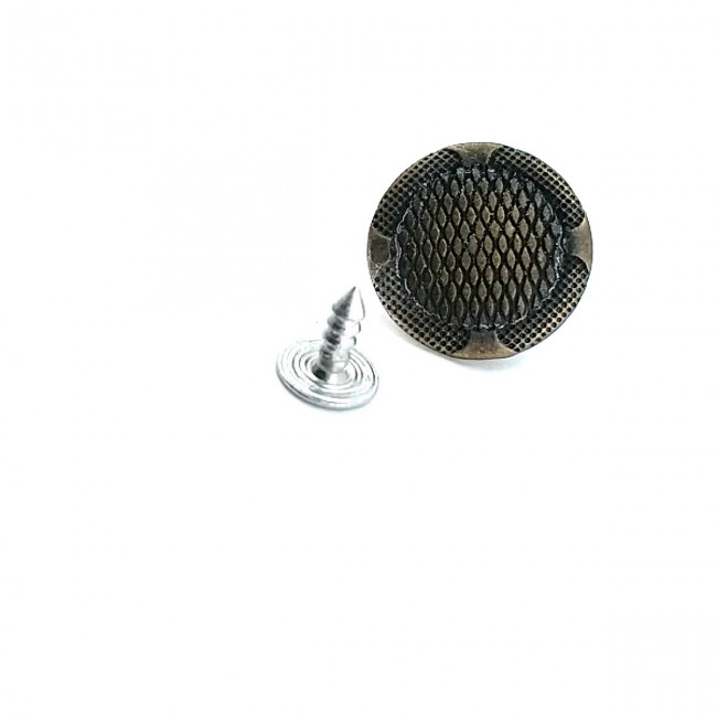20 mm Estetik Tasarımlı Kot Düğmesi E 1117 20 mm Estetik Tasarımlı Kot Düğmesi E 1117