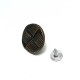 19 mm 30 L Jean Button Rivet Nails - Straw Pattern  E 1118