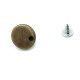 17 mm 27 Boy Tek Taşlı Düz Para Şekil Kot Düğmesi E 1192