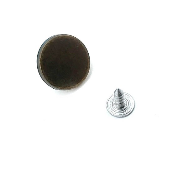 18 mm 28 Boy Düz Para Tipi Çakma Düğme  E 1374