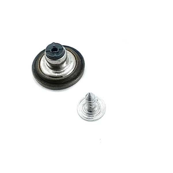 18 mm 28 Boy Düz Para Tipi Çakma Düğme  E 1374