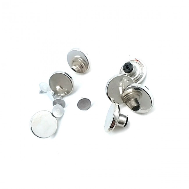 18 mm Sade Tasarımlı Çakma Düğme E 1374 18 mm Sade Tasarımlı Çakma Düğme E 1374