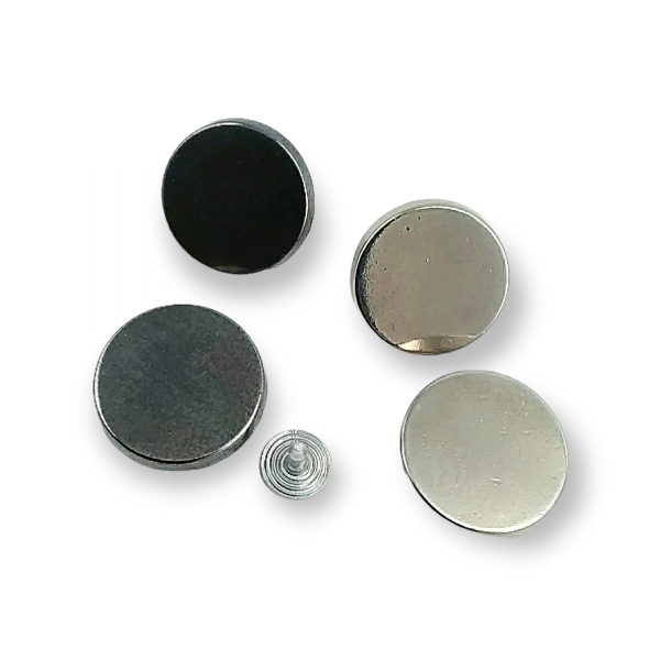 20.5 mm 32 L Jeans Button Flat Coin Shape E 1395