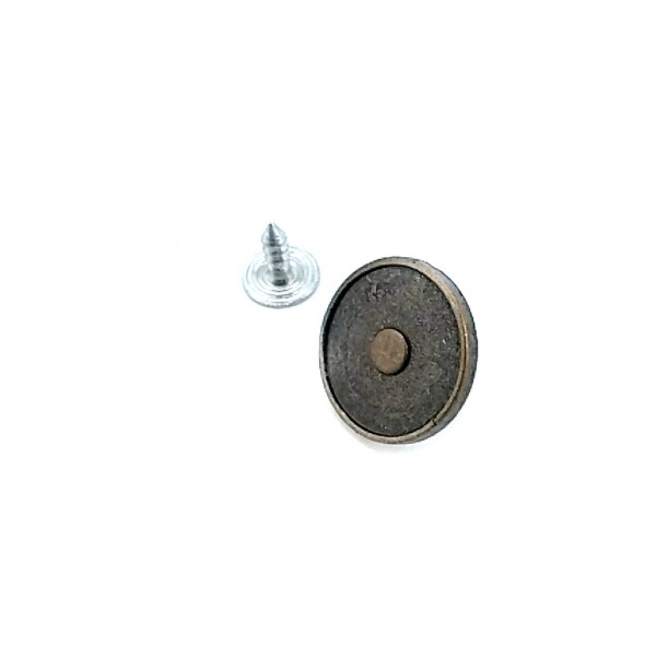 17 mm 27 L  Plain Enameled Jeans Button E 1434