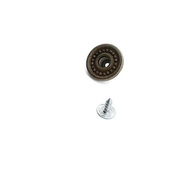 20 mm 32 boy Çakma Düğme Kot Düğmesi Nokta Desenli  E 155