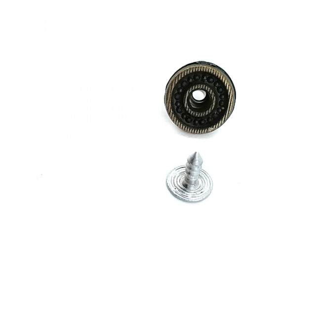 14 mm Çizgili Çakma düğme E 157 14 mm Çizgili Çakma düğme E 157