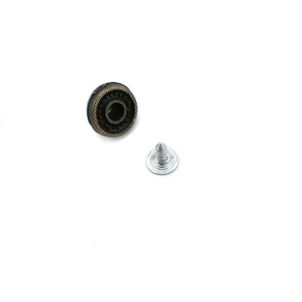 14 mm Striped Fastening button E 157