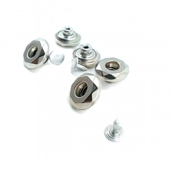 17 mm 27 L Diamond Design Snap Button E 1844