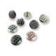 20 mm 32 L Jeans Button Enameled Button Square Patterned E 223