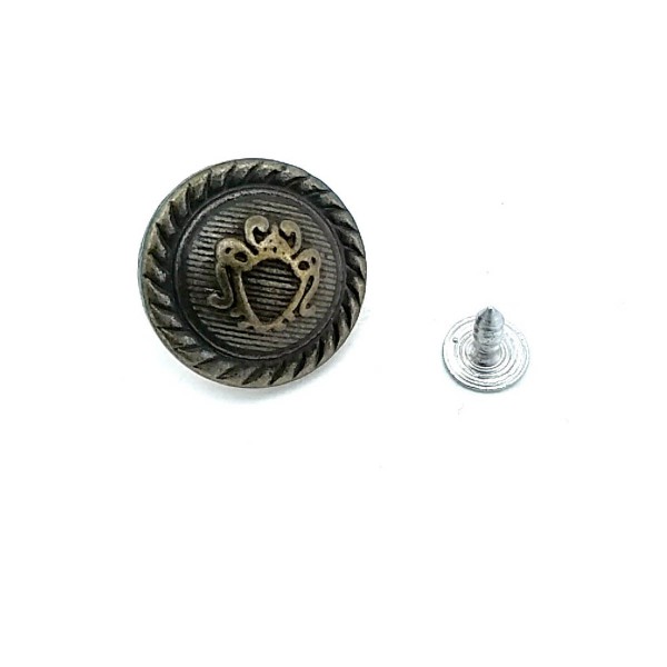 22 mm 35 L Insect Logo Jeans Button E 235