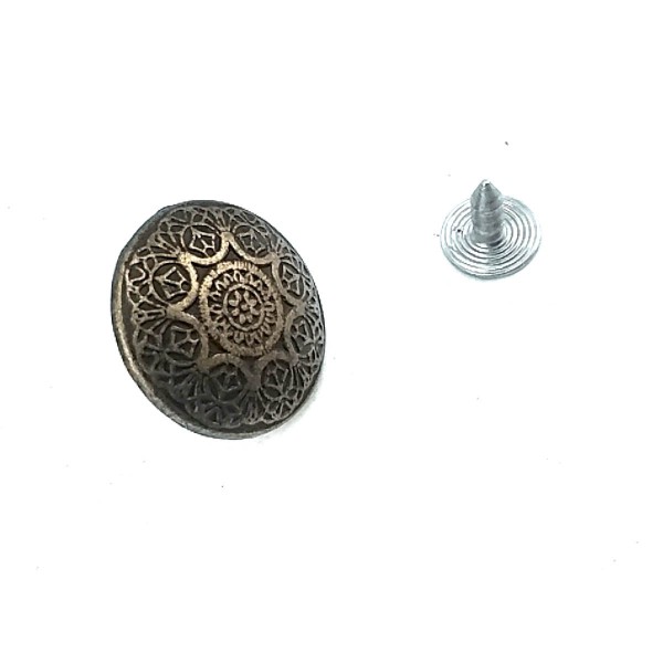 20 mm - 32 Boy Motif Desenli Kot Düğmesi E 237