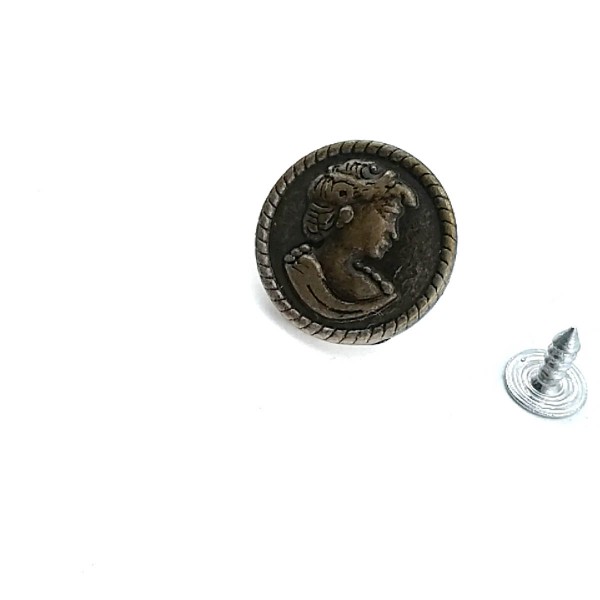 20 mm Sculpture Printed Push-button E 327