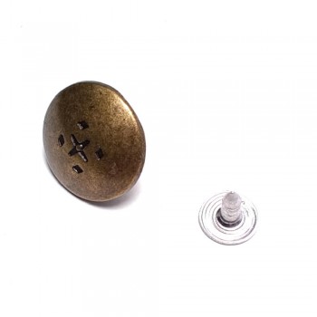 17 mm 29 Boy Düğme Görünümlü Kot Düğmesi  E 371